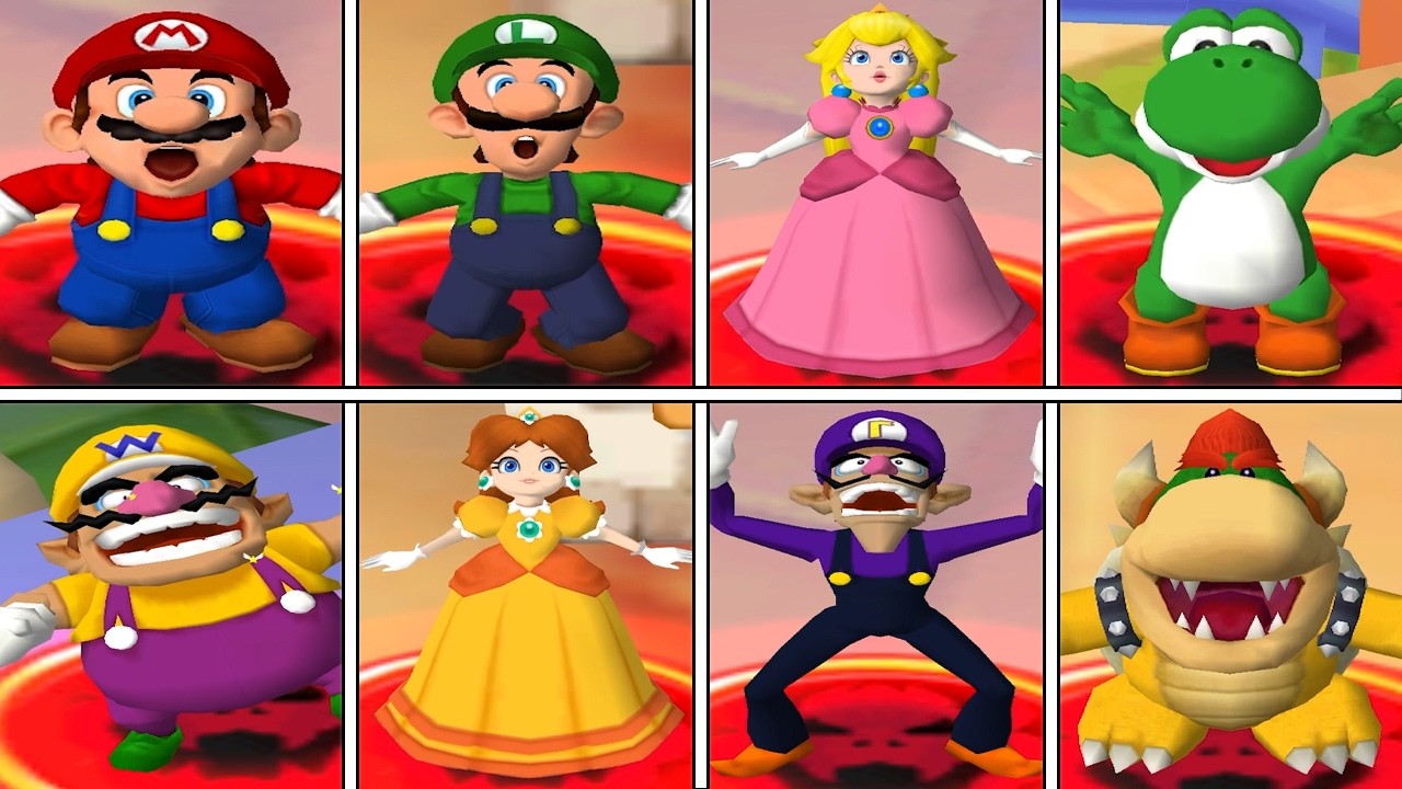 Mario Party 5 - All Characters Getting Z-Star - YouTube