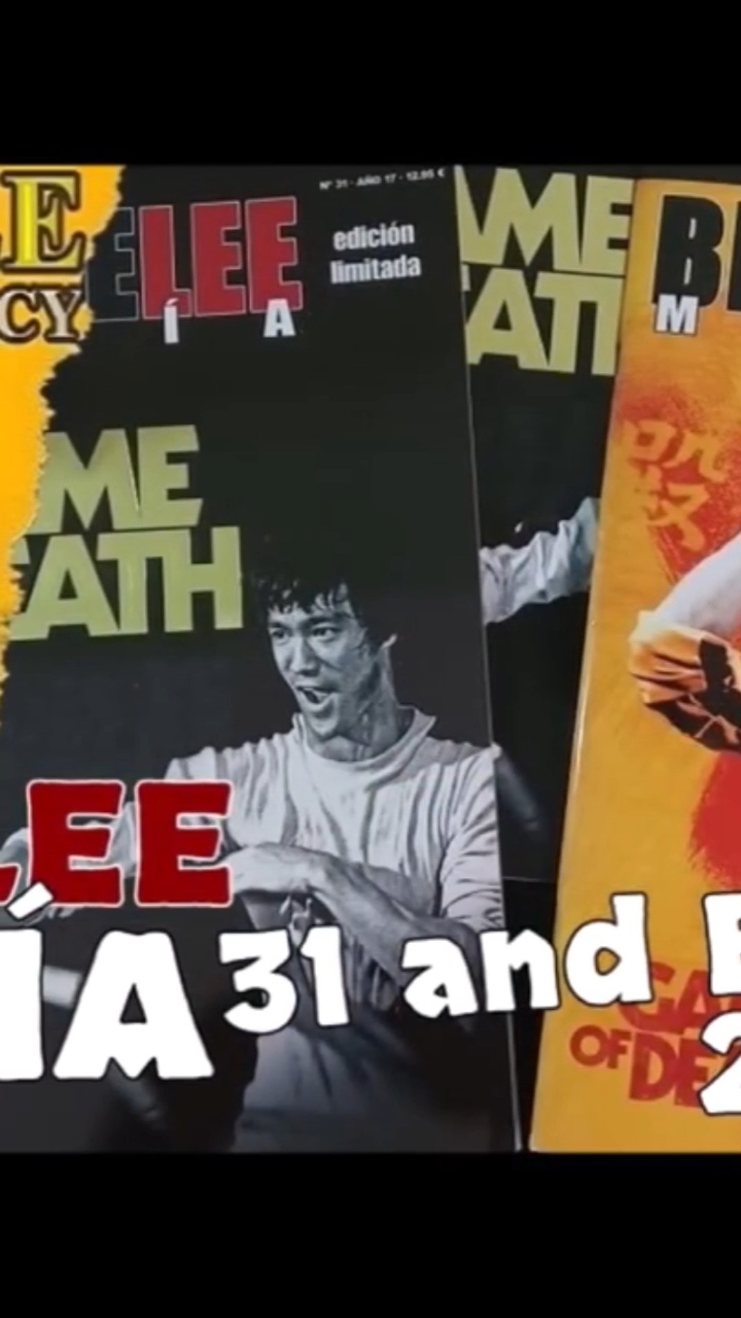 brucelee BRUCE LEE MANIA 31 and EXTRA G.O.D. 2024 MAGAZINE