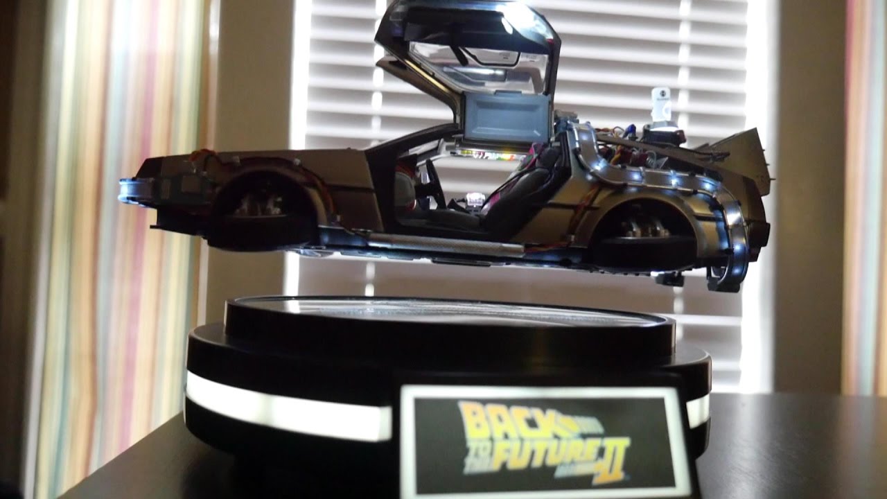 Floating Back to the Future 2 Delorean Unboxing! Kids Logic 1/20