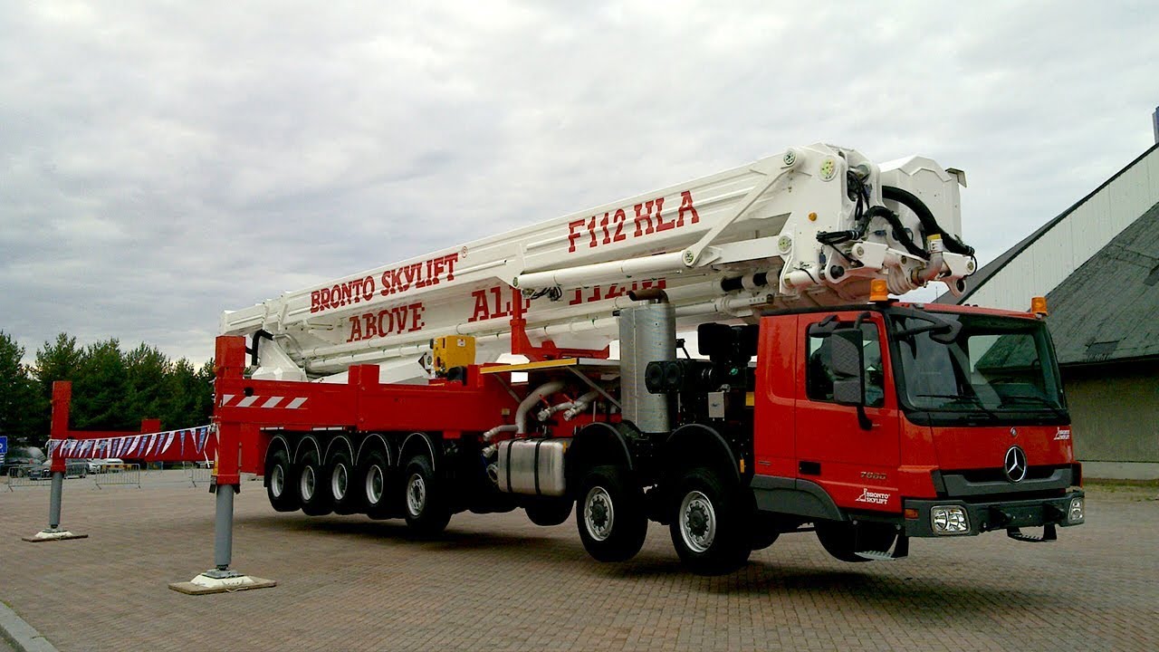 The Tallest Firefighting Aerial Device in the World - Bronto