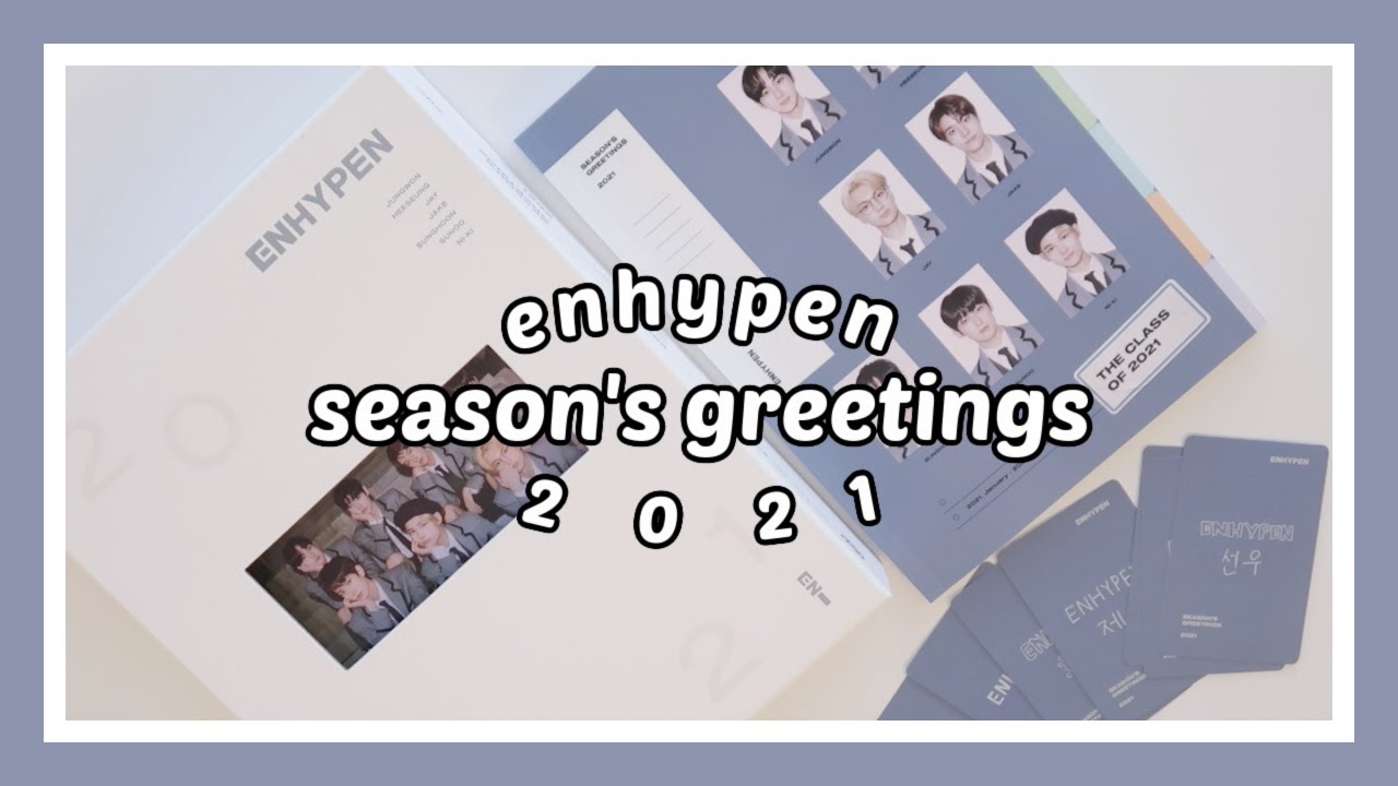 UNBOXING ENHYPEN 2021 SEASON'S GREETINGS (엔하이픈) - YouTube