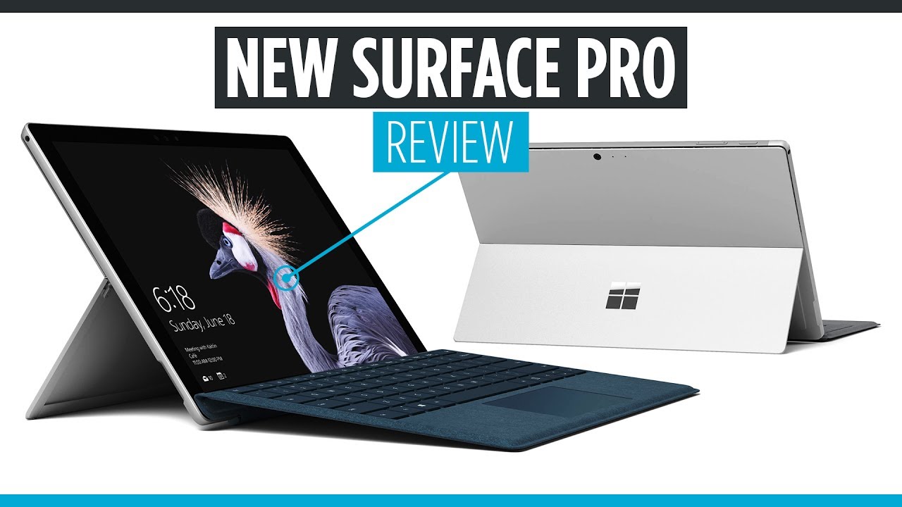 Review: The New Microsoft Surface Pro (2017) Surface Pro 5 - YouTube