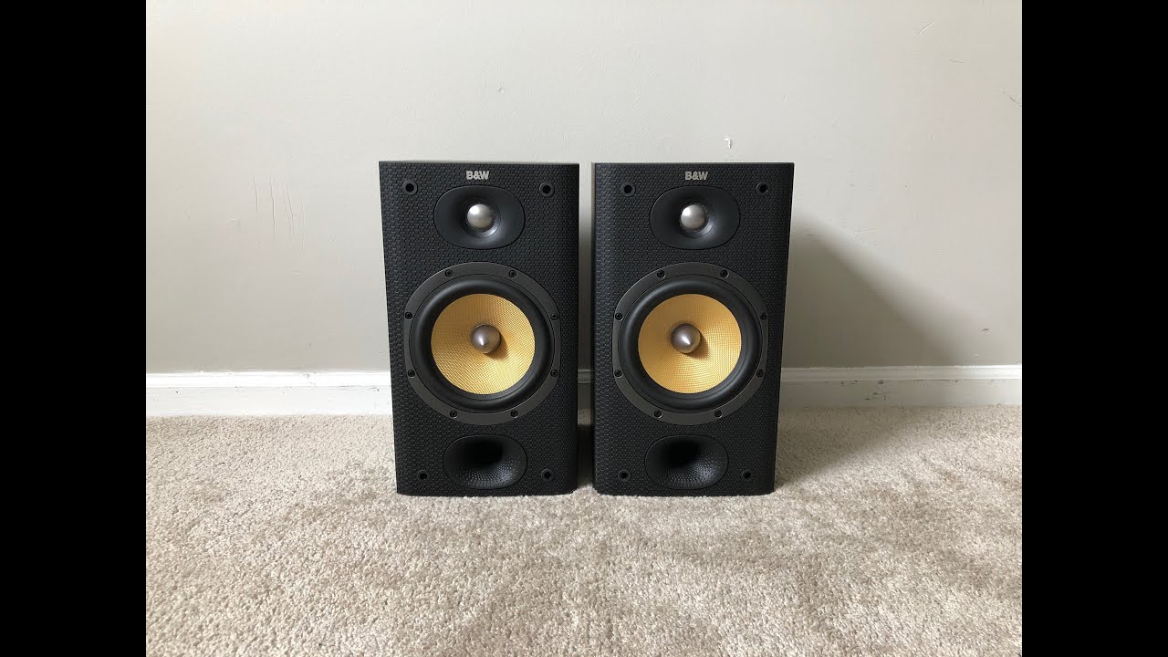 Bowers & Wilkins B&W DM601 S3 Home 2 Way Bookshelf Speakers - YouTube