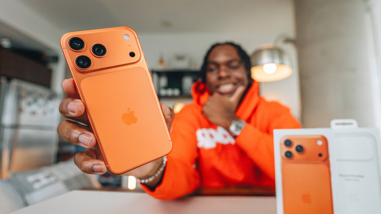 iPhone 17 Pro Max Unboxing & First Impressions - Cosmic Orange