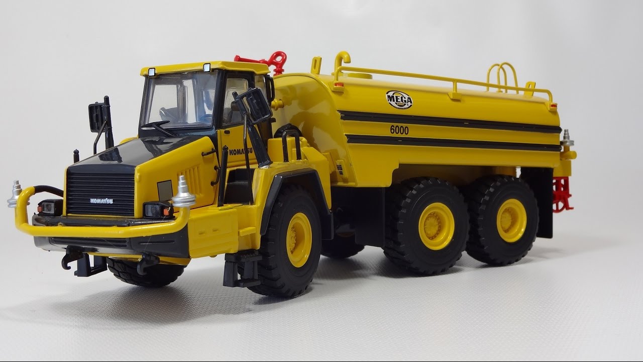 1:50 Komatsu HM400 Water Truck by Die Cast Promotions - YouTube