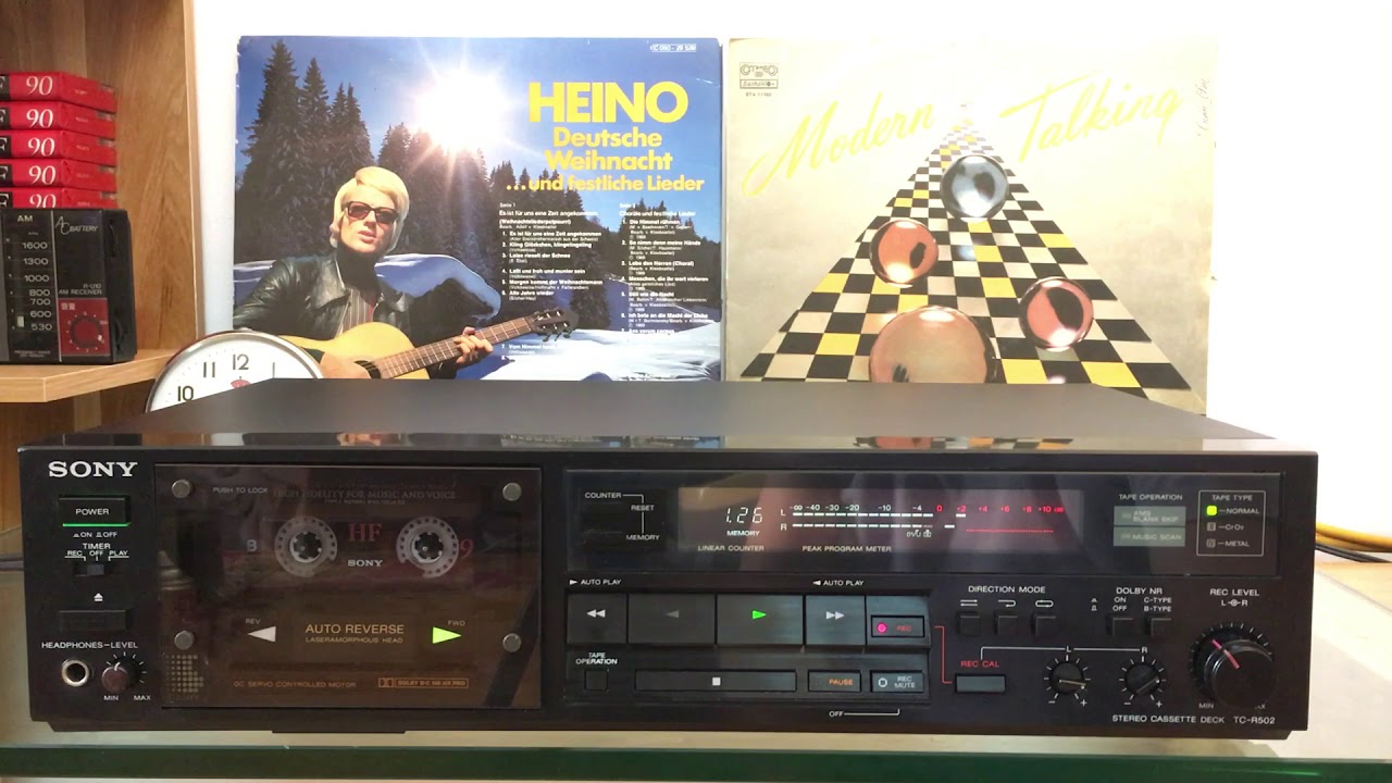 SONY] TC-R502(1986年発売) レビュー [カセットデッキ] – nakamura