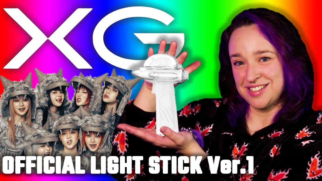 XG Official Lighstick Ver.1 | K-pop Unboxing and Review - YouTube