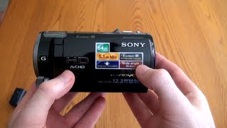 Sony HDR-CX560V Review - YouTube