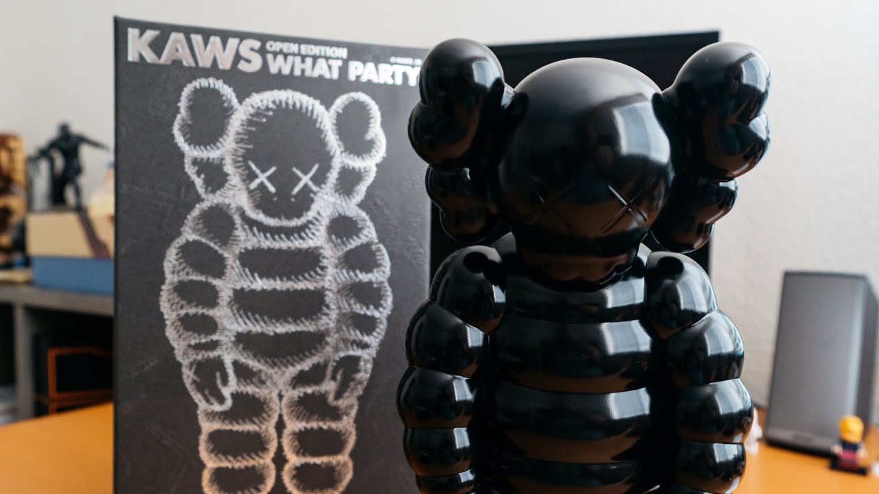 KAWS What Party Figure (Black) Unboxing & Review - YouTube