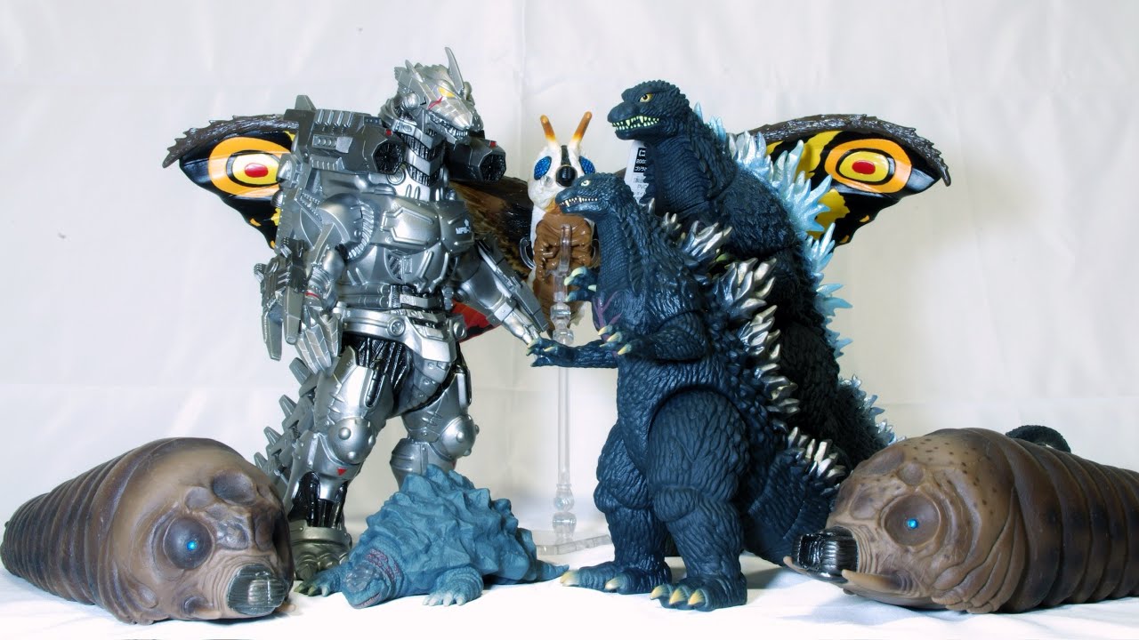 ムービーモンスターシリーズ】ゴジラ2003 with カメーバ2003(ご遺体