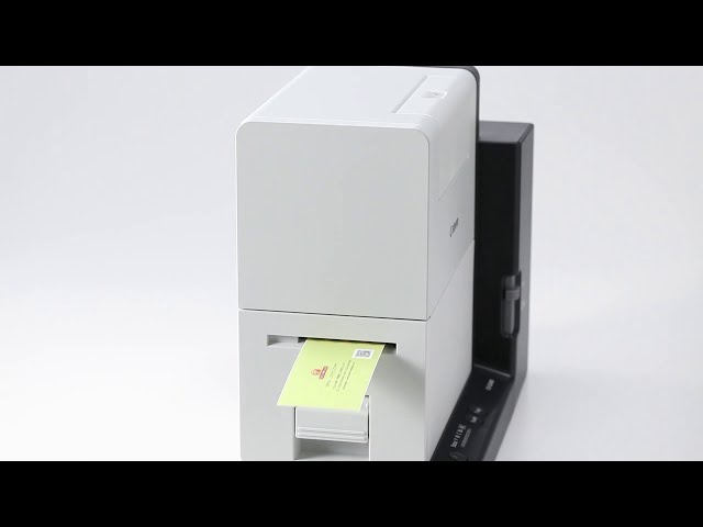 カードプリンターCX G2400チケット用紙印刷【キヤノン公式】 - YouTube