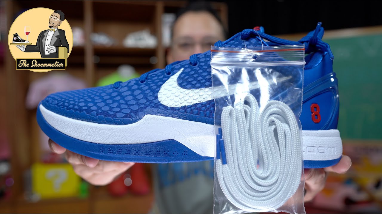 Nike Kobe VI Protro 'Dodgers' | WHAT'S IN THE BOX - YouTube