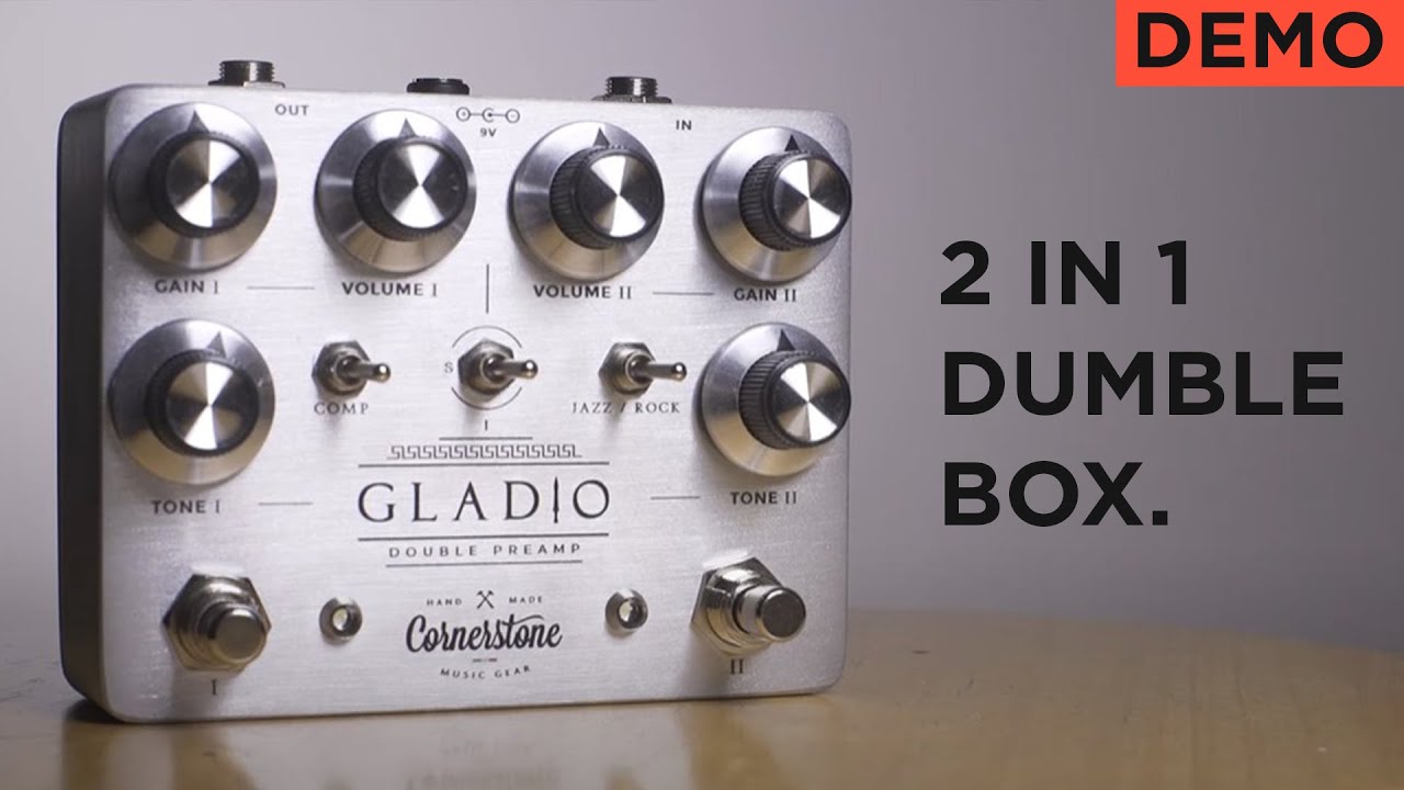 Cornerstone Gladio D-Style Double Preamp | Delicious Audio