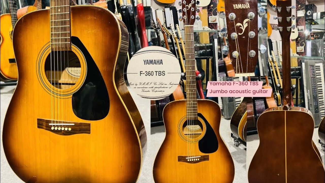 Yamaha F-360 TBS Jumbo acoustic guitar ( Wilsons Music Instruments