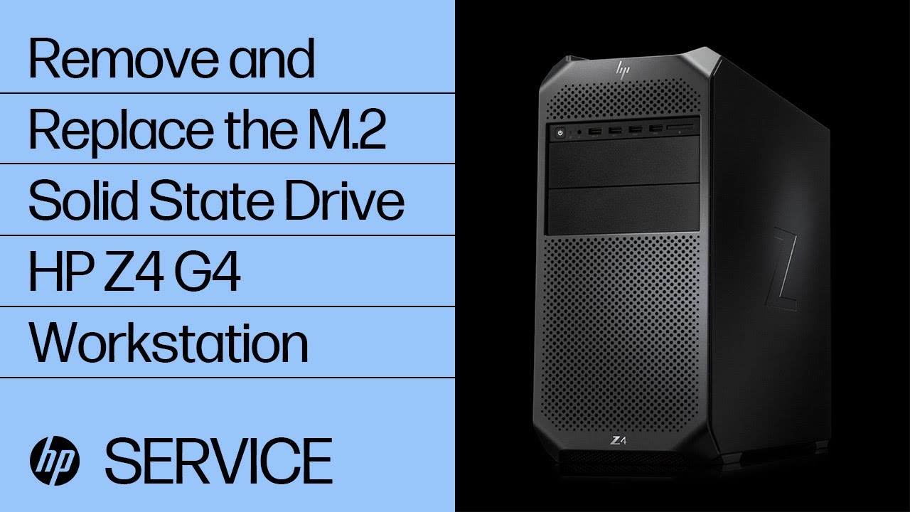 Remove and Replace the M.2 Solid State Drive | HP Z4 G4