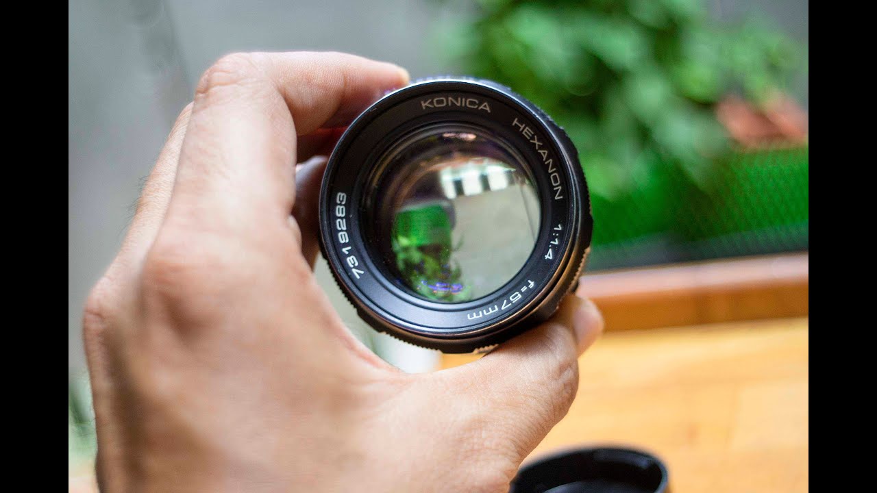 26-Review Lens Konica Hexanon 57mm/ f1.4- the first lens 57mm/f1.4