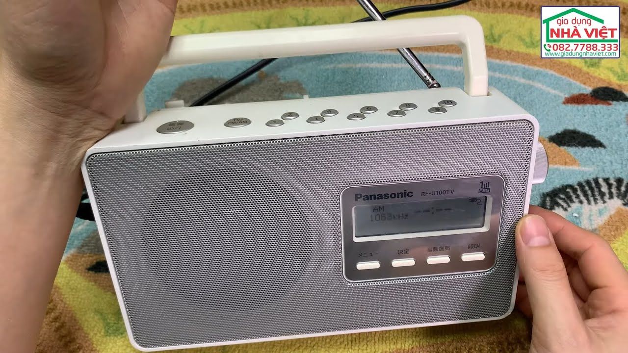 Panasonic RF-U100VT ワンセグTVラジオ パナソニック、ワンセグ音声