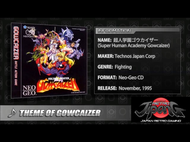 Neo-Geo CD Tracks - Gowcaizer - Theme of Gowcaizer (超人学園