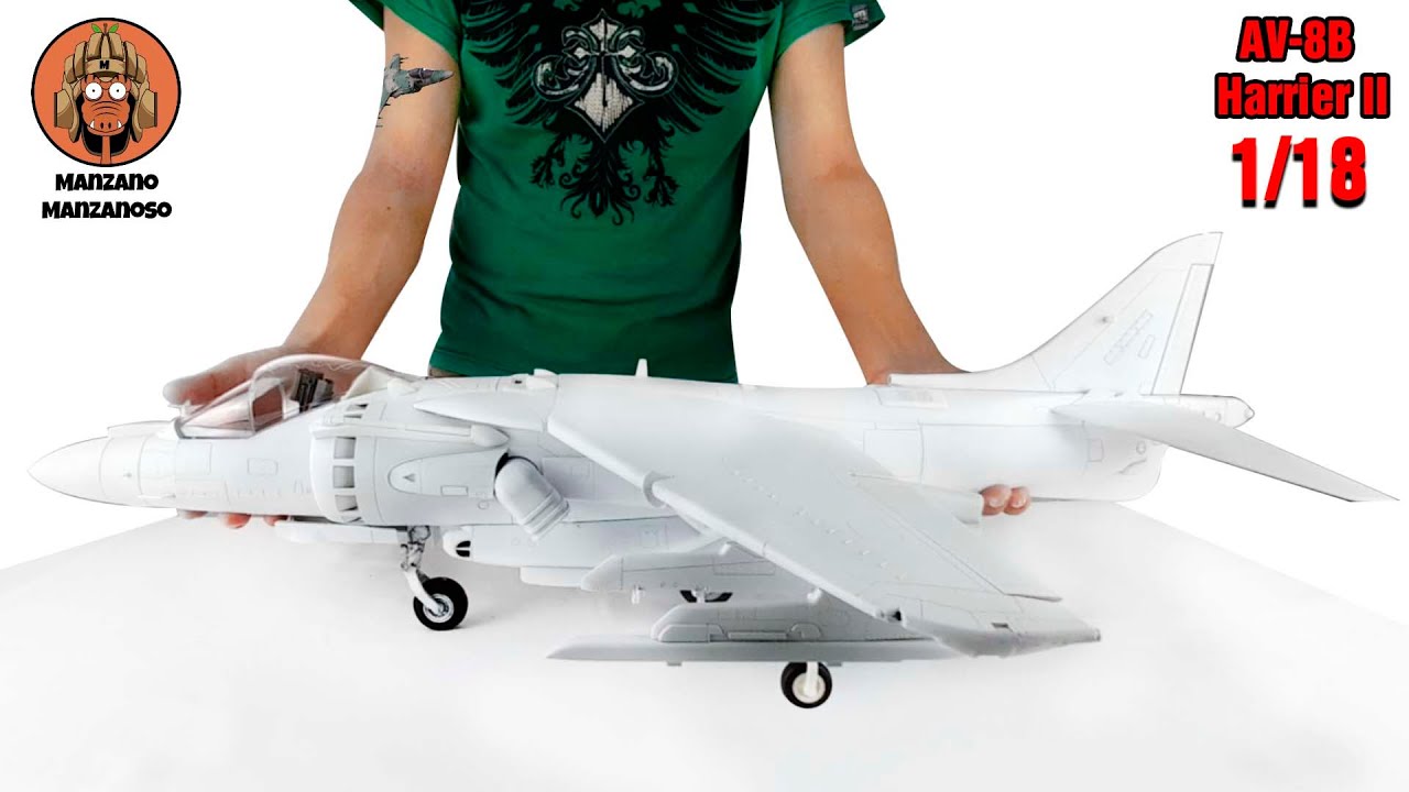 AV-8B Harrier II: Hobby Boss 1:18 scale (5) - YouTube