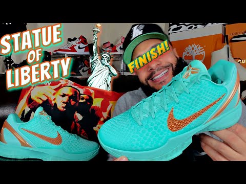 These Were SUPER Limited! Nike Kobe 6 Protro 'Statue of Liberty
