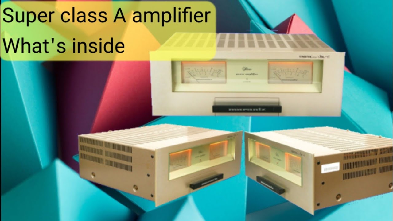 Marantz SM-6 A class esotec amplifier stereo total review hardware