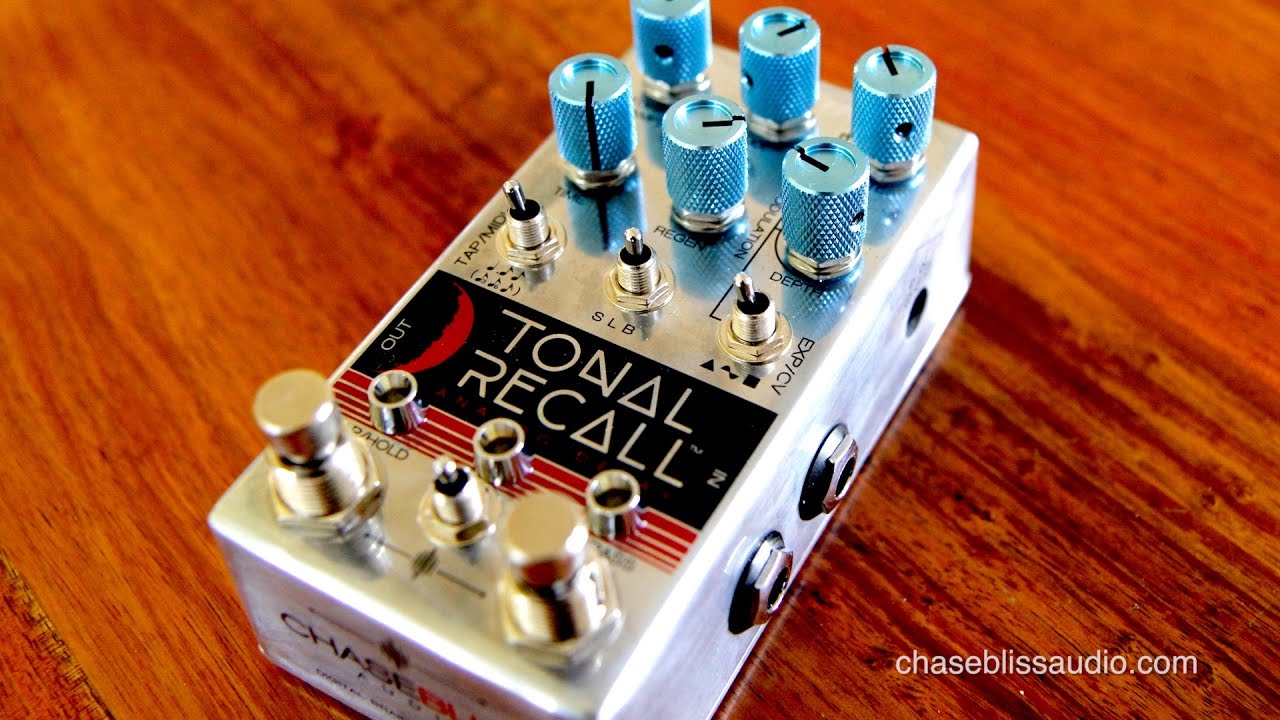 Chase Bliss Audio: TONAL RECALL - Basic Demo - YouTube