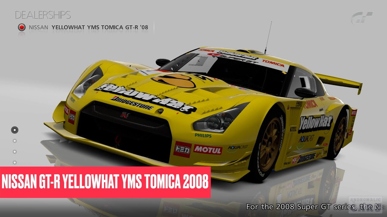 Nissan GT-R Yellowhat YMS Tomica 2008 - Gran Turismo 5 (PS3) Voice