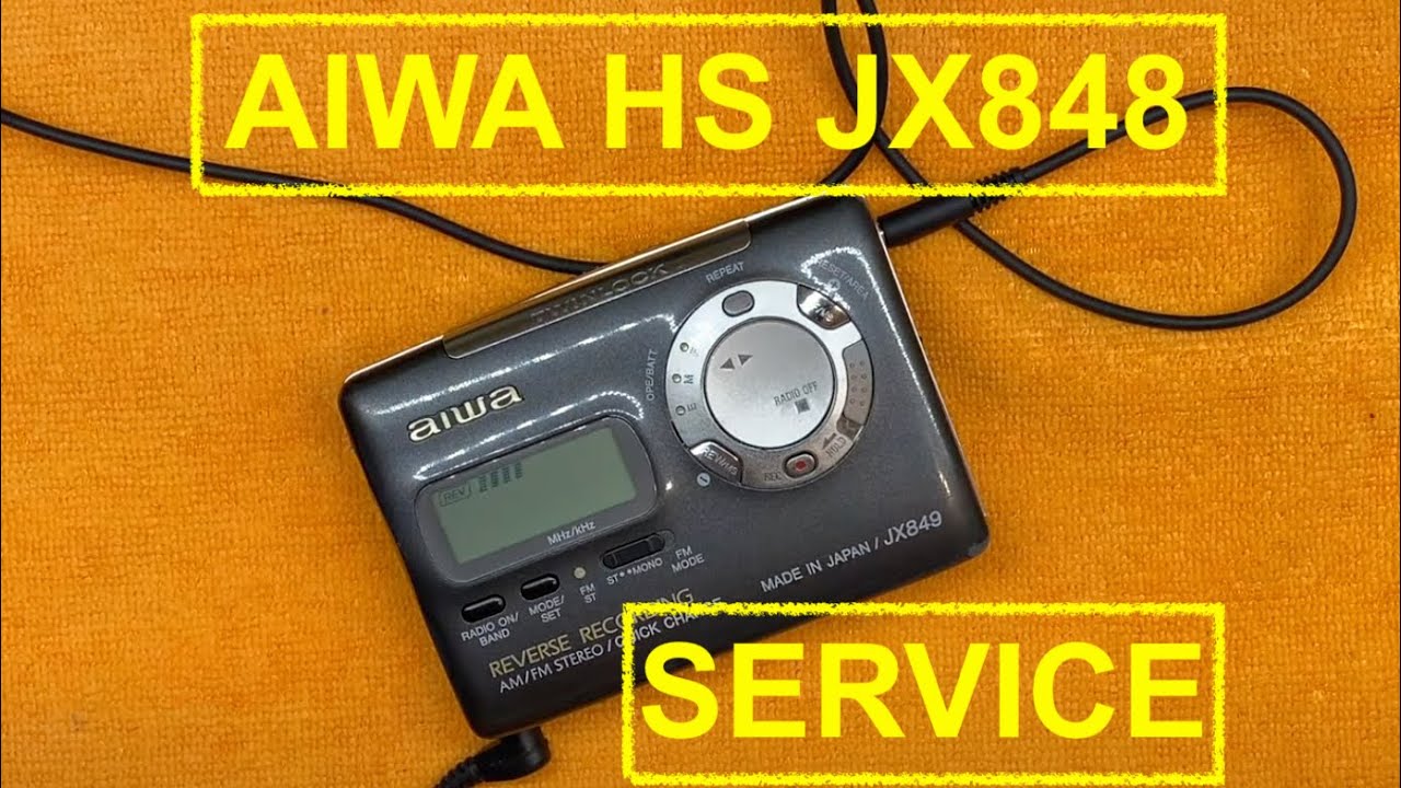 AIWA HS-JX848 walkman - cassette player repair fix #diy #repair