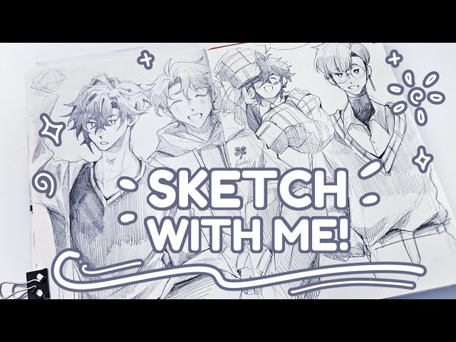 I just want to sketch!✏️ | Sketchbook session! - YouTube