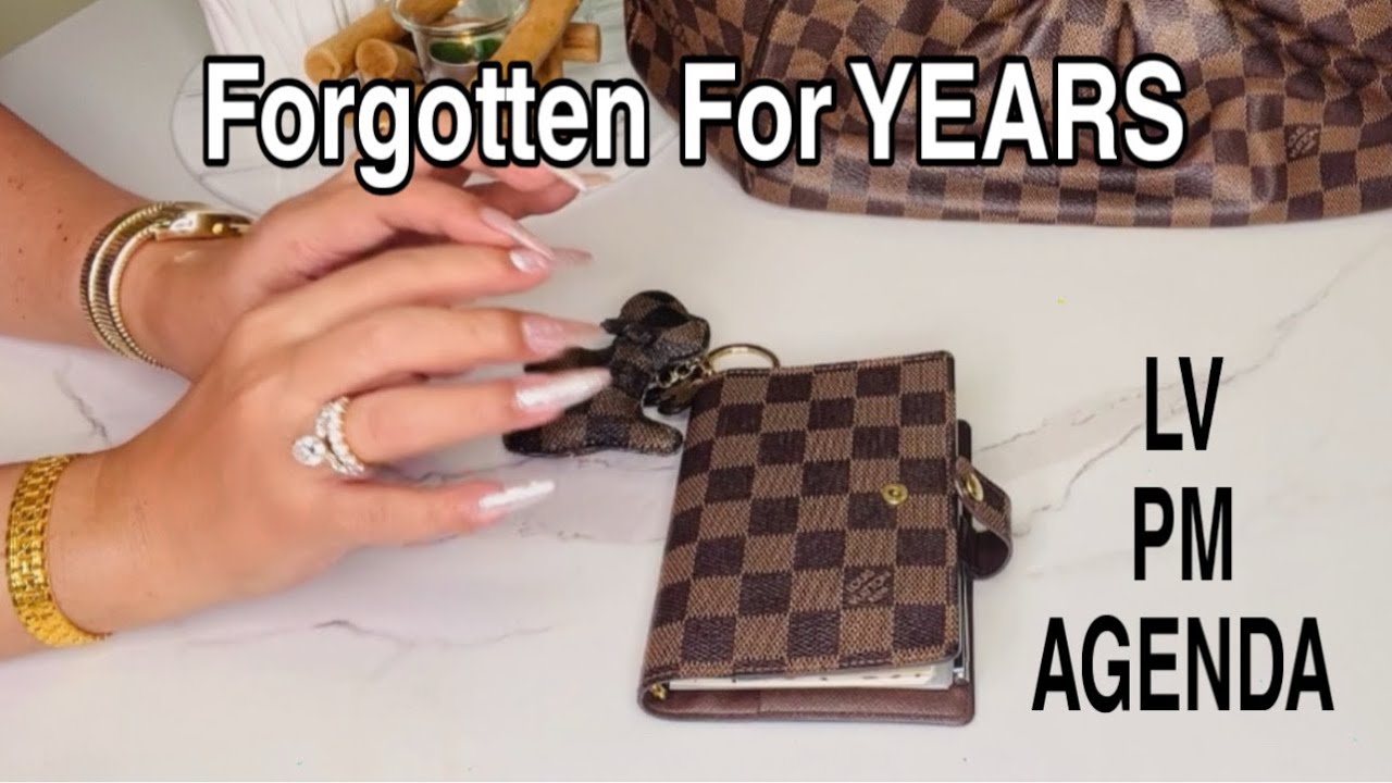 How I Revived My Abandoned Louis Vuitton Agenda | LV PM Agenda