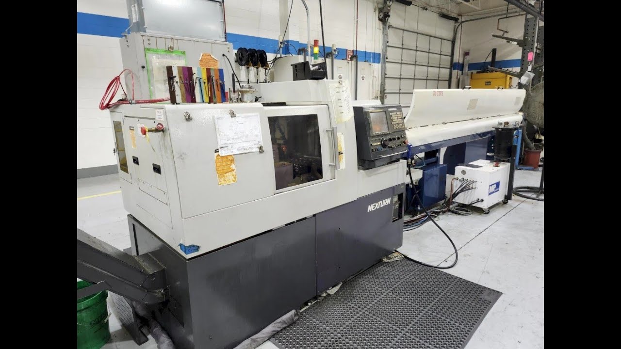 2006 Nexturn SA38 CNC Swiss Lathe - Stock# 4348 - YouTube