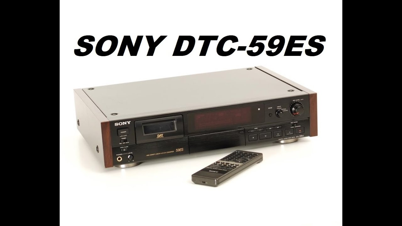 Обзор SONY DTC-59ES DAT. - YouTube