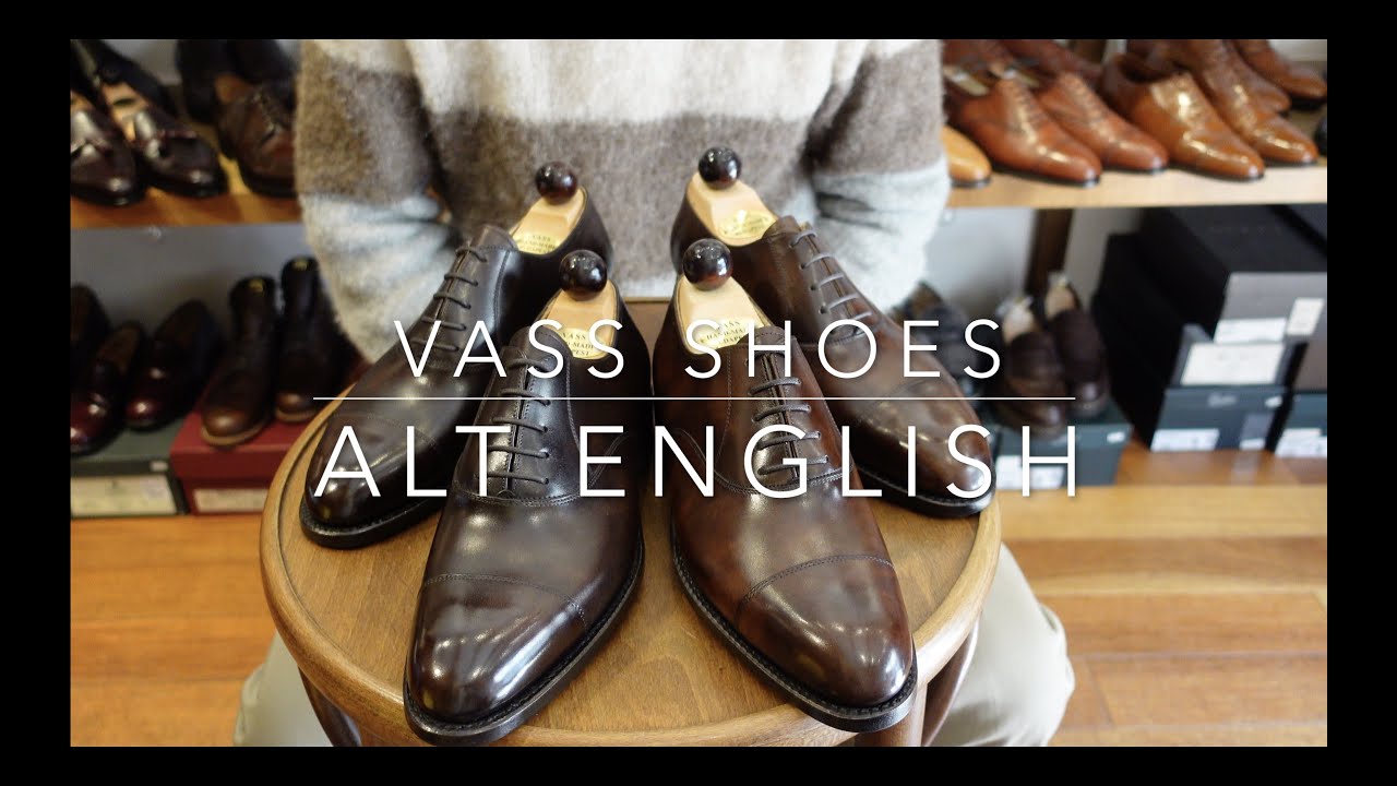 ヴァーシュ ALT ENGLISH ストレートチップ ミュージアムカーフ サイズ