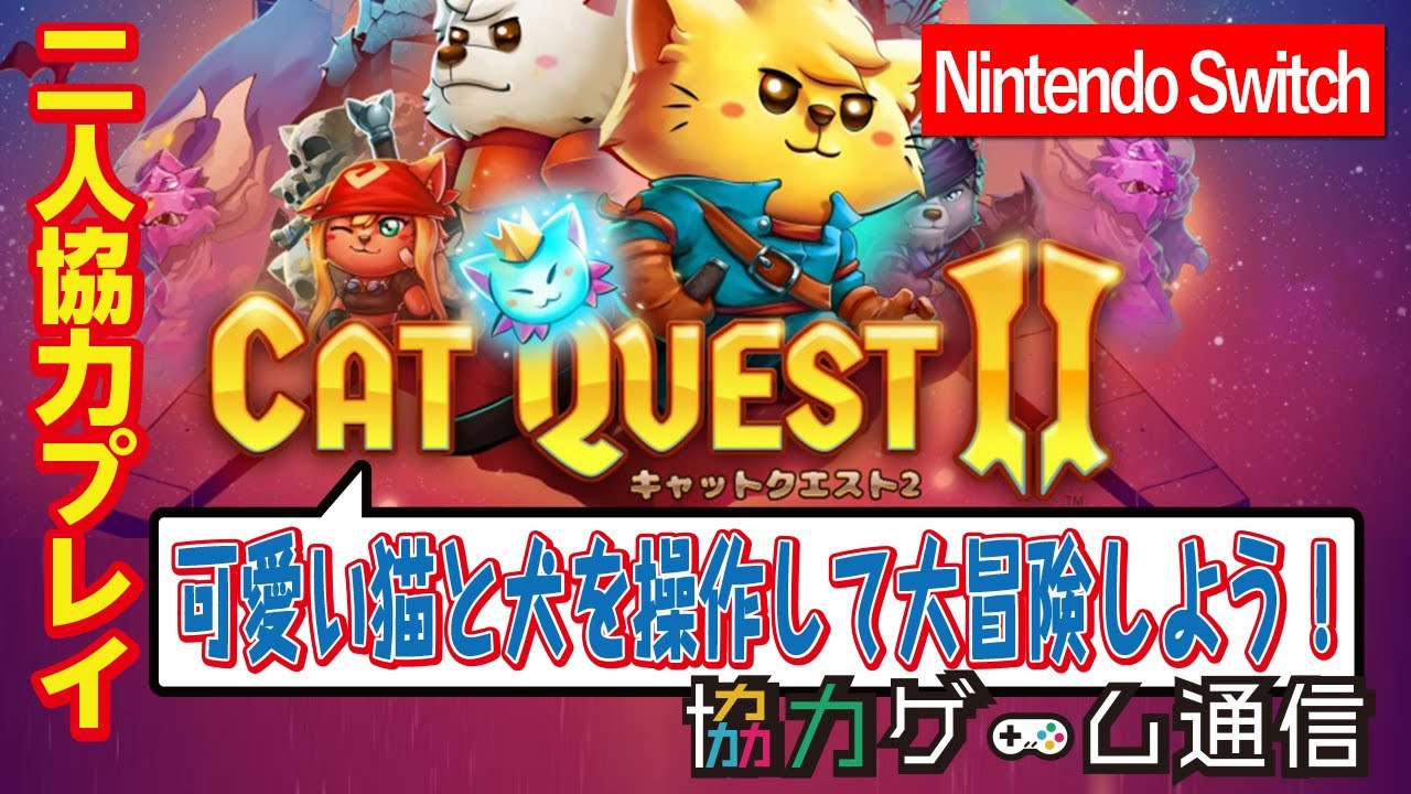Two-player cooperative play] [Share play] [Nintendo Switch] Cat