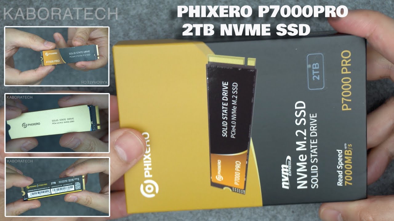PHIXERO P7000PRO 2TB NVME SSD - YouTube