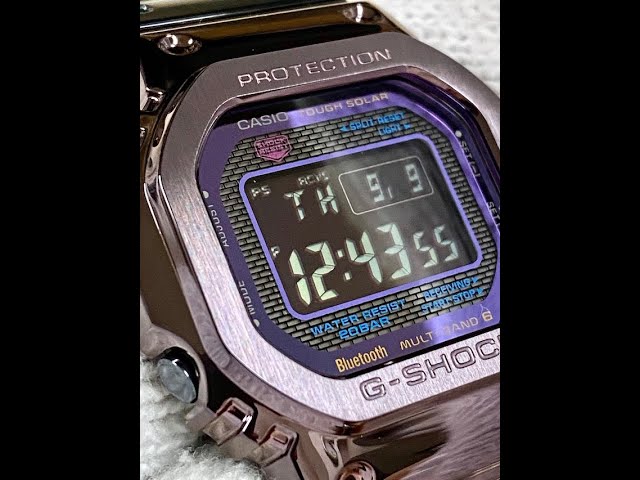 フルメタルG-SHOCK、GMW-B5000PB-6JF発売！ - YouTube