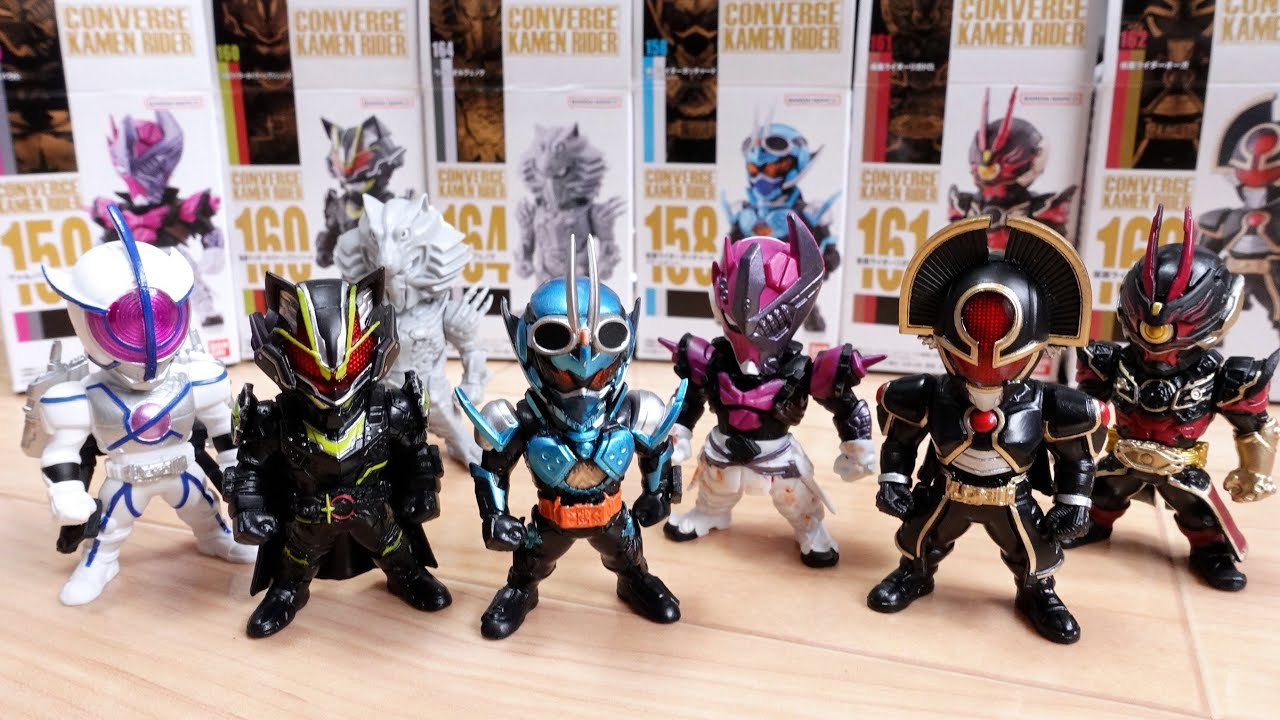 Gatchard! Geets! Faiz! Three works converge! Candy Toy Kamen Rider