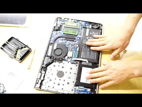 HP Pavilion 15-cc000 Opening / Teardown - Dissasembly - YouTube