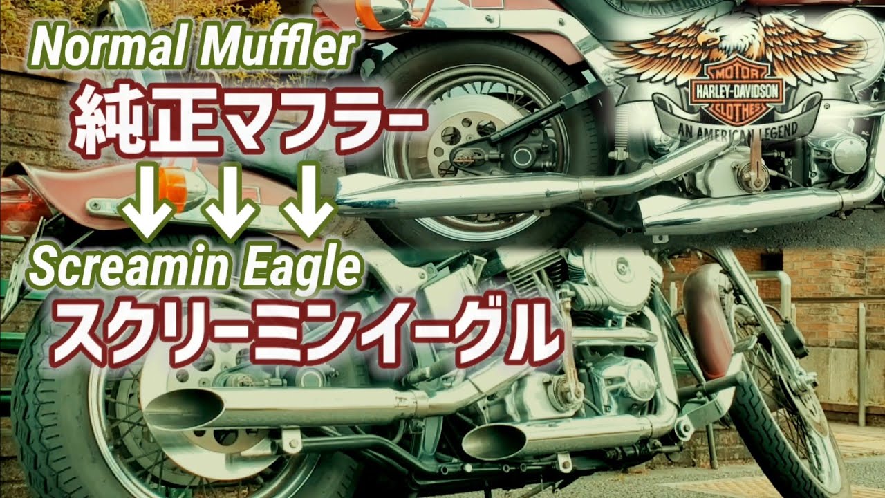 07FLSTF1580より取り外し スクリーミンイーグルスリップオン