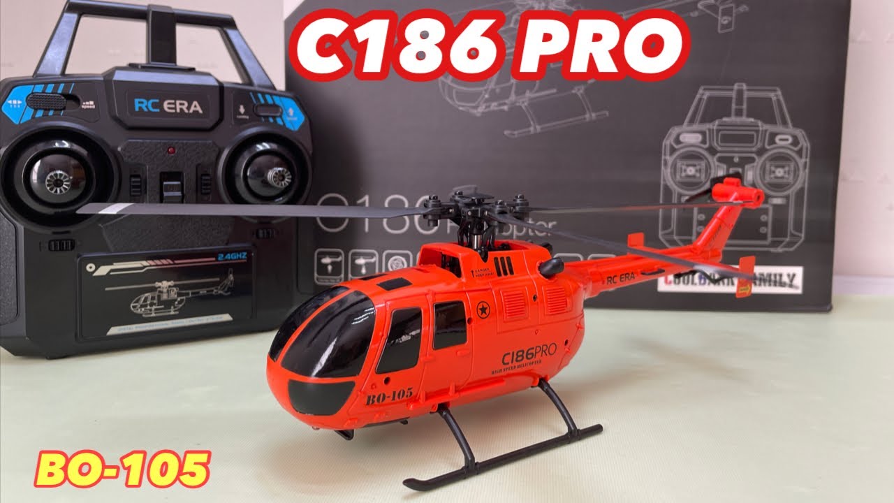 ラジコンヘリC186 Bo-105】説明書を日本語に翻訳 操作説明から飛行まで