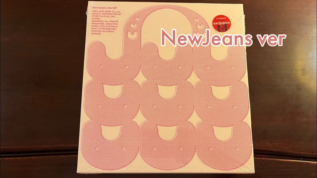 Unboxing] 뉴진스 NewJeans 2nd EP Get Up ⟡ Pink Bunny Beach Bag