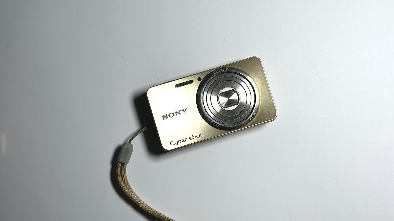 Sony Cybershot DSC-W570 Gold - YouTube