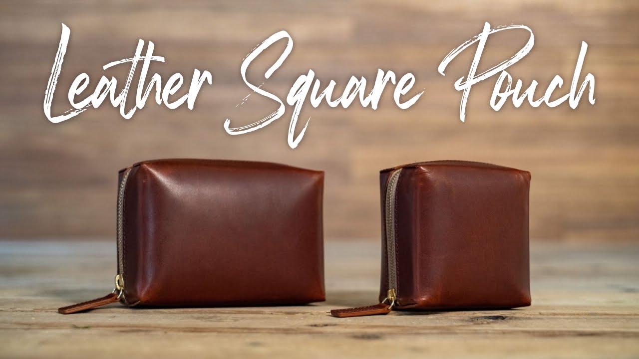 宮永えいとコラボ】レザースクウェアポーチ – Mサイズ | drip