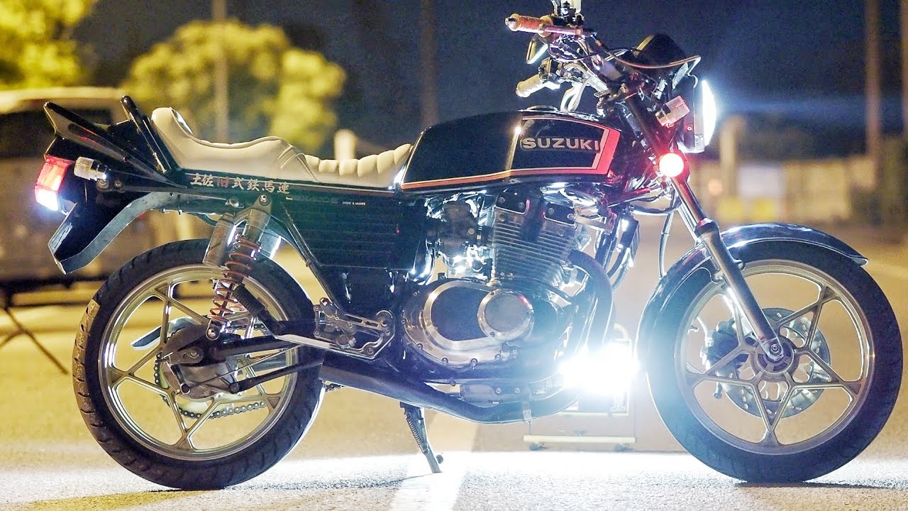 神] 吸い込み音❗ SUZUKI GSX400E nori KH250撮影会😁👍 - YouTube