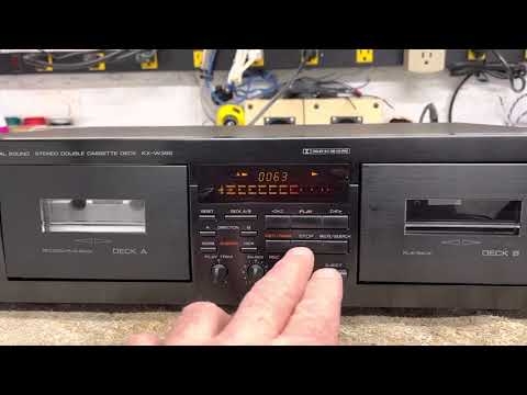 Yamaha KX-W382 Cassette Deck - YouTube