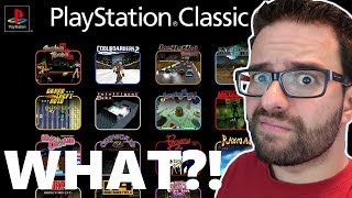 Here's the full Playstation Classic library -- and it SUCKS - YouTube