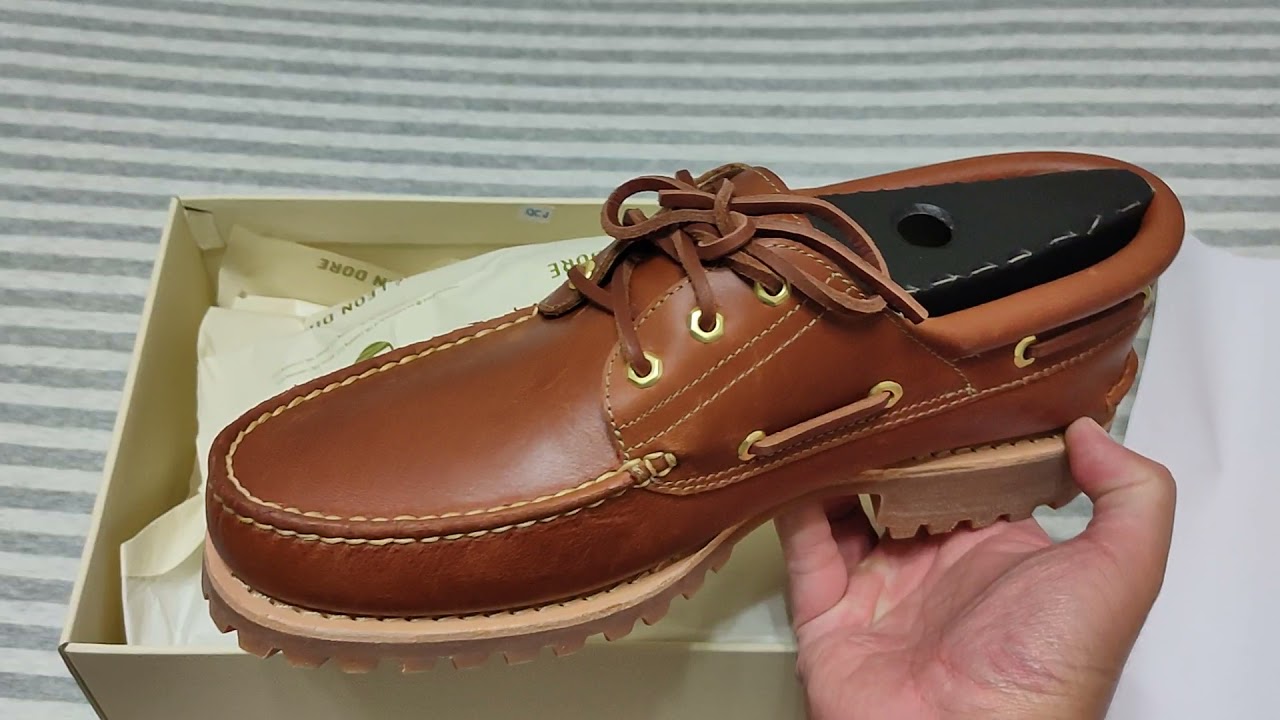 Timberland x Aime leon dore 3-eye lug shoe unboxing - YouTube