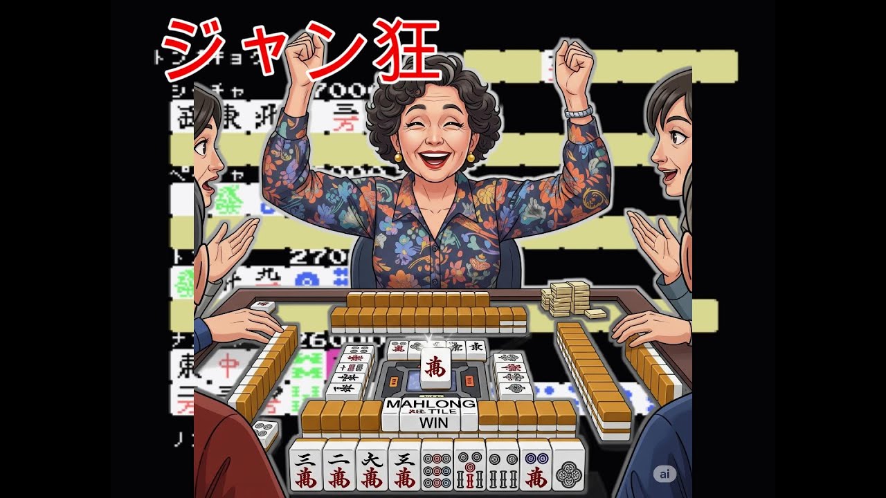 MSX] Mahjong Crazy ジャン狂, MSX, 1984. - YouTube