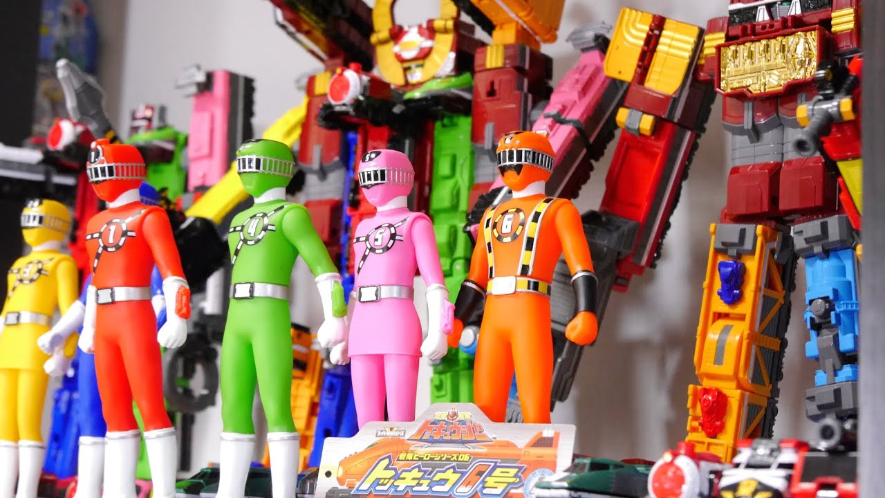 ビルドタイプのオレンジ色のトッキュウジャー！戦隊ヒーローシリーズ06