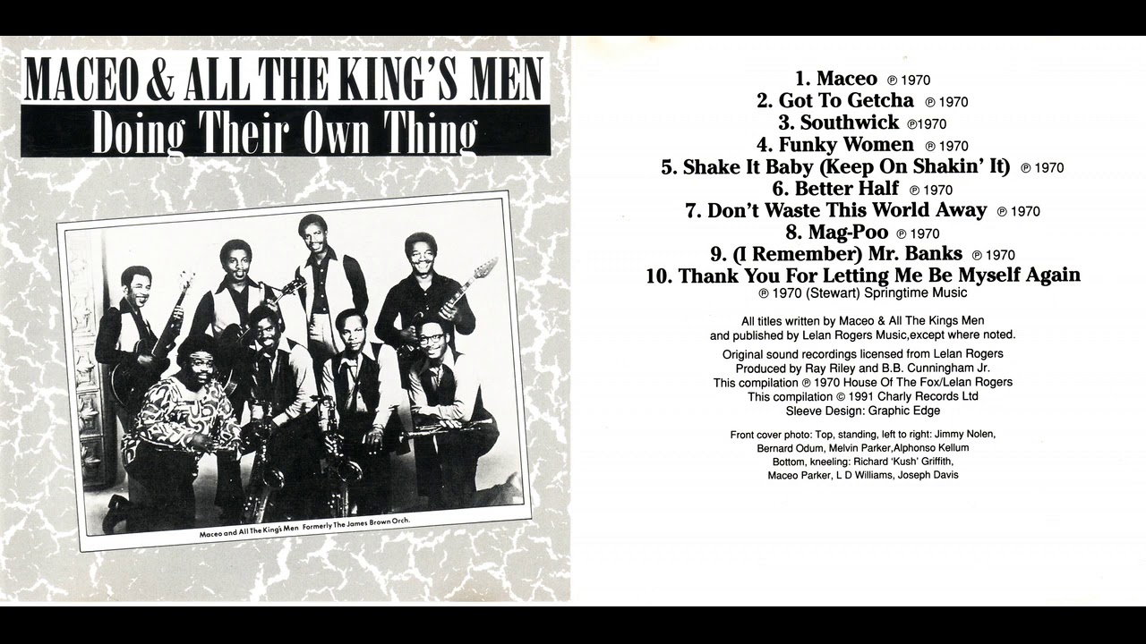 Maceo & All The King's Men - Doing Their Own Thing (Full Album